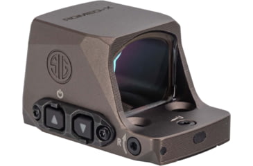 Image of SIG SAUER Romeo-X 1x Reflex Sight, Compact Footprint, Circle Dot, Flat Dark Earth, SORX1402