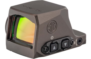 Image of SIG SAUER Romeo-X 1x Reflex Sight, Compact Footprint, Circle Dot, Flat Dark Earth, SORX1402