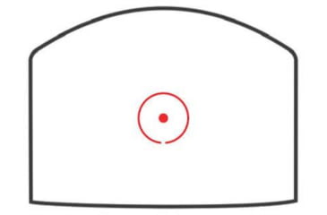 Image of SIG SAUER Romeo-X SIG-LOC Compact 1x24mm Reflex Red Dot Sight, Circle-Dot, Black, SORX1600