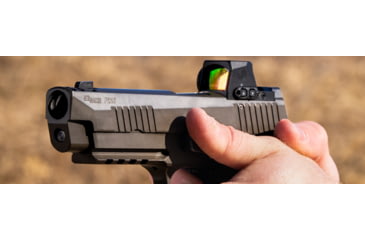 Image of SIG SAUER Romeo-X Pro 1x Reflex Red Dot Sight, 6 MOA Dot Reticle, Black, SORX1060