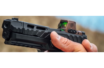 Image of SIG SAUER Romeo-X Pro 1x Reflex Red Dot Sight, Circle Dot Reticle, FDE, SORX1002