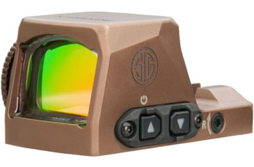 Image of SIG SAUER Romeo-X Pro 1x Reflex Red Dot Sight, Circle Dot Reticle, FDE, SORX1002