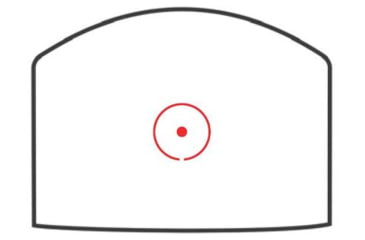 Image of SIG SAUER Romeo-X Reflex Sight, Enclosed, Sig-Loc Pro Footprint, Circle/Dot, Black, SORX1500