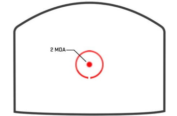 Image of SIG SAUER Romeo-X ROSE Compact 1x24mm Red Dot Sight, 2 MOA Red Dot / 32 MOA Circle, Black/Rose Gold, SORX1208