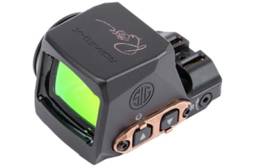 Image of SIG SAUER Romeo-X ROSE Compact 1x24mm Red Dot Sight, 2 MOA Red Dot / 32 MOA Circle, Black/Rose Gold, SORX1208