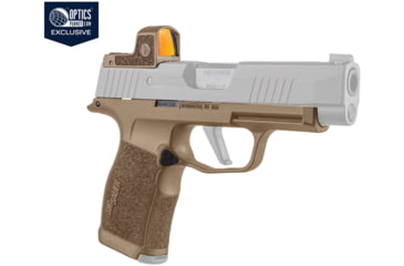 Image of OpticsPlanet Exclusive SIG SAUER Romeo Zero Grip Mod Kit w/P365XL Grip Module, 6 MOA, Flat Dark Earth, Small, SORG0603