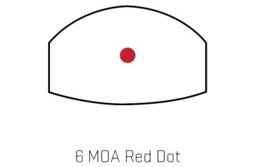 Image of EDEMO SIG SAUER Romeo1 Reflex Sight 1x30mm 6 MOA Red Dot, 1.0 MOA Adjustable, Black, Medium, SOR11600, EDEMO21
