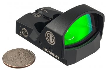 Image of EDEMO SIG SAUER Romeo1 Reflex Sight 1x30mm 6 MOA Red Dot, 1.0 MOA Adjustable, Black, Medium, SOR11600, EDEMO21