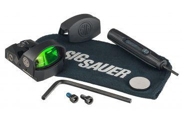 Image of EDEMO SIG SAUER Romeo1 Reflex Sight 1x30mm 6 MOA Red Dot, 1.0 MOA Adjustable, Black, Medium, SOR11600, EDEMO21