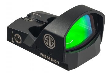 Image of EDEMO SIG SAUER Romeo1 Reflex Sight 1x30mm 6 MOA Red Dot, 1.0 MOA Adjustable, Black, Medium, SOR11600, EDEMO21