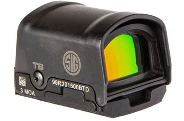 Image of SIG SAUER ROMEO2 Reflex Red Dot Sight with Large Shroud, 1x30mm, 3 MOA Red Dot, Black, SOR21301