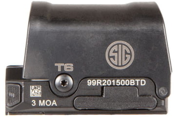 Image of SIG SAUER ROMEO2 Reflex Red Dot Sight with Large Shroud, 1x30mm, 3 MOA Red Dot, Black, SOR21301
