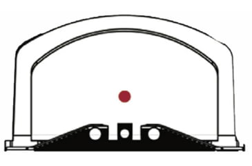 Image of SIG SAUER ROMEO2 Reflex Red Dot Sight with Large Shroud, 1x30mm, 3 MOA Red Dot, Black, SOR21301