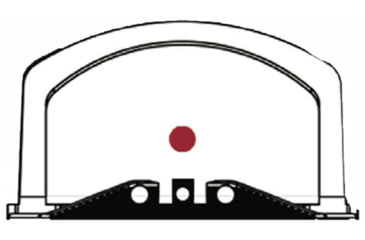 Image of SIG SAUER ROMEO2 Reflex Red Dot Sight with Large Shroud, 1x30mm, 6 MOA Red Dot, Black, SOR21601