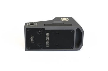 Image of Sig Romeo 3 Miniature 1x25mm Reflex Sight w/ Riser, 3 MOA Red Dot Reticle, Graphite SOR31002