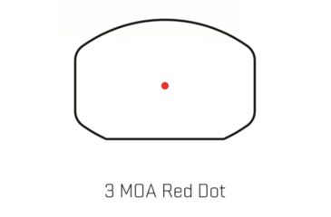 Image of Sig Romeo 3XL 1x35mm Red Dot Sight, 3 MOA Dot Reticle, Aircraft Grade Aluminum, Black, SOR31004