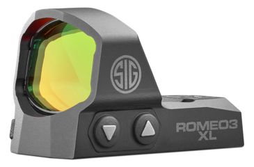 Image of Sig Romeo 3XL 1x35mm Red Dot Sight, 6 MOA Dot Reticle, Aircraft Grade Aluminum, Black, SOR32004