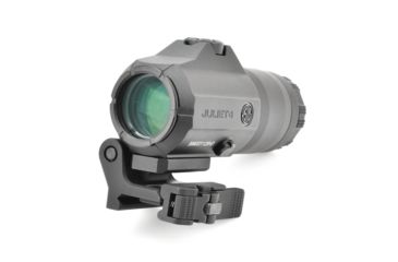 Image of SIG SAUER Romeo4H Red Dot Sight, Ballistic Circle Dot, Qr Mount, Juliet4 4x Magnifier, Black, Medium, SORJ43111