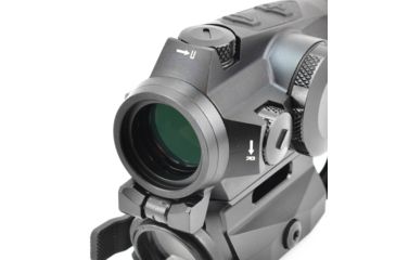 Image of SIG SAUER Romeo4H Red Dot Sight, Ballistic Circle Dot, Qr Mount, Juliet4 4x Magnifier, Black, Medium, SORJ43111