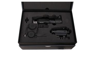 Image of SIG SAUER Romeo4H Red Dot Sight, Ballistic Circle Dot, Qr Mount, Juliet4 4x Magnifier, Black, Medium, SORJ43111