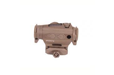 Image of SIG SAUER Romeo4T Red Dot Sight, Ballistic Circle Dot, Solar, 0.5 MOA Adjustable, Side Battery, Hex Bolt Mount, Spacer, Flat Dark Earth, Medium, SOR43131