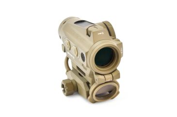Image of SIG SAUER Romeo4T Red Dot Sight, Ballistic Circle Dot, Solar, 0.5 MOA Adjustable, Side Battery, Hex Bolt Mount, Spacer, Flat Dark Earth, Medium, SOR43131