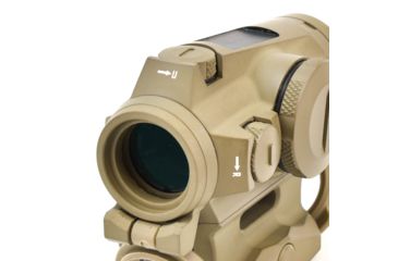 Image of SIG SAUER Romeo4T Red Dot Sight, Ballistic Circle Dot, Solar, 0.5 MOA Adjustable, Side Battery, Hex Bolt Mount, Spacer, Flat Dark Earth, Medium, SOR43131