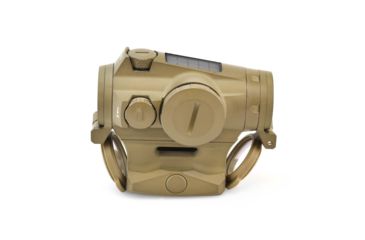 Image of SIG SAUER Romeo4T Red Dot Sight, Ballistic Circle Dot, Solar, 0.5 MOA Adjustable, Side Battery, Hex Bolt Mount, Spacer, Flat Dark Earth, Medium, SOR43131