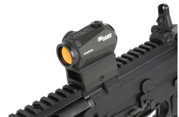 Image of Sig Romeo 5 Red Dot Sight, 2 MOA Red Dot, M1913, Black, Juliet3 3x Magnifier, Black, Medium, SORJ53101