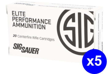 Image of SIG SAUER SBR Solid Copper .300 AAC Blackout 120 grain Hunting Tipped Brass Cased Centerfire Rifle Ammo, 100 Rounds, E300H1-SBR-20-KIT1