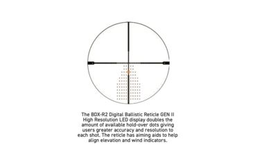Image of SIG SAUER Sierra6BDX 2-12x40mm Rifle Scope 30mm Tube, Second Focal Plane, Black, BDX-R2 Digital Reticle, MOA, SOSBDX62111