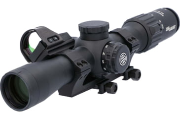 Image of SIG SAUER Sierra 3BDX2.5-8x32mm Rifle Scope 30mm Tube, Black, BDX-R1 Digital Reticle, MOA, Romeo1PRO 1x30 Reflex Sight Combo w/Alpha2 Scope Mounts, SOSBDX321R1