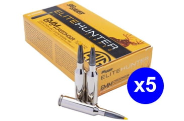 Image of SIG SAUER SIG Hunting Rifle Ammo 6mm Creedmoor 100 grain Controlled Expansion Tip Brass Cased Centerfire Rifle Ammo