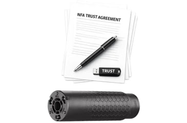 Image of SIG SAUER HEXIUM556INC TI DT 5.56x45mm NATO Suppressor, 1.75x5.9 in, Black, w/ NFA Trust Registration, 100000232153-KIT1