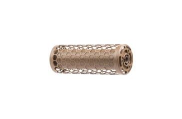Image of SIG SAUER SLX Commercial w/Heat Shield INC 5.56x45mm NATO Suppressor, 2.5x7.31in, FDE, 100000231886