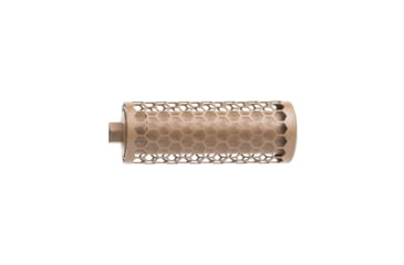 Image of SIG SAUER SLX Commercial w/Heat Shield INC 5.56x45mm NATO Suppressor, 2.5x7.31in, FDE, 100000231886