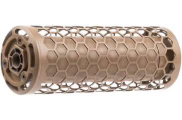 Image of SIG SAUER SLX Commercial w/Heat Shield INC 5.56x45mm NATO Suppressor, 2.5x7.31in, FDE, 100000231886