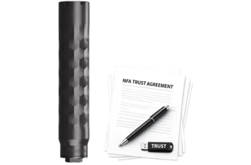 Image of SIG SAUER TINCAN30 TI DT .30 Caliber Suppressor, 1.75x9 in, Black, w/ NFA Trust Registration, 100000232151-KIT1