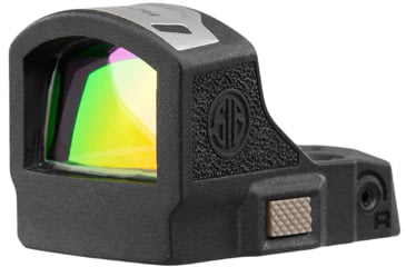 Image of SIG SAUER Romeo-RS Compact 1x24mm Reflex Red Dot Sight, 6 MOA Green Dot, Black, Black, SOR02190