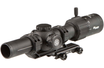 Image of SIG SAUER Tango MSR LPVO Rifle Scope, 1-6x24mm, 30mm Tube, Second Focal Plane, Illuminated BDC6 Reticle, Black, SOT61000
