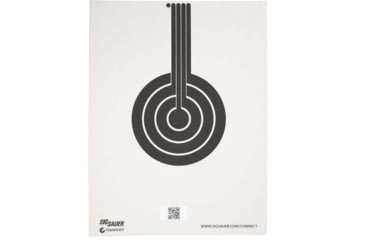 Image of SIG SAUER T300 5-Pack Bullseye Targets, Black, SC-T350