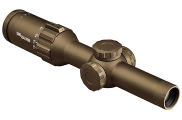Image of SIG SAUER Tango 6T 1-6x24mm FFP 30mm Tube Rifle Scope, 0.2 MRAD, FDE, SOT61240