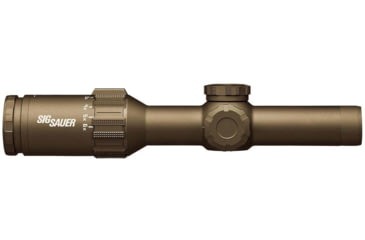 Image of SIG SAUER Tango 6T 1-6x24mm FFP 30mm Tube Rifle Scope, 0.2 MRAD, FDE, SOT61240