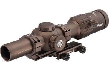 Image of SIG SAUER Tango MSR LPVO Rifle Scope w/1.535 Mount, 1-6x24mm, 30mm Tube, Second Focal Plane, Illuminated BDC 6 Reticle, Coyote Brown, SOTM61200