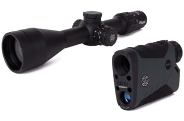 Image of SIG SAUER KILO2200BDX 7x25 Rangefinder &amp; SIERRA3BDX 4.5-14x50 Riflescope Kit, Circle &amp; Milling Grid Reticle, MOA, Black, SOK22BDX01