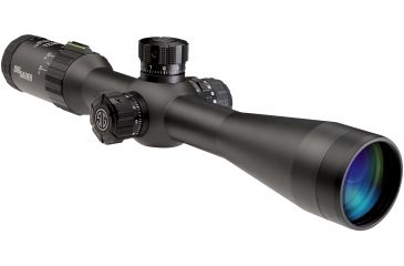 Image of SIG SAUER Tango4 3-12x42 30mm Tube Tactical Rifle Scope w/Illuminated Horseshoe Dot Glass Reticle, 0.2 MRAD Adjustments, Graphite SOT43002
