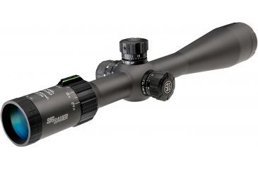 Image of SIG SAUER Tango4 6-24x50 30mm Tube Tactical Rifle Scope w/Illuminated Glass Reticle, 0.25 MOA Adjustments, Graphite SOT46001