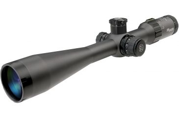 Image of SIG SAUER Tango4 6-24x50 30mm Tube Tactical Rifle Scope w/Illuminated Glass Reticle, 0.25 MOA Adjustments, Graphite SOT46001