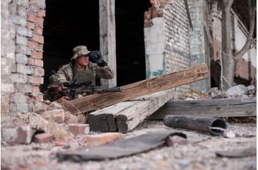 Image of SIG SAUER Tango4 6-24x50 30mm Tube Tactical Rifle Scope w/Illuminated Glass Reticle, 0.25 MOA Adjustments, Graphite SOT46001