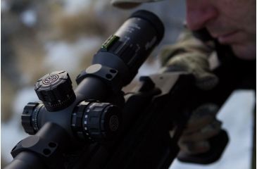 Image of SIG SAUER Tango6 34mm Tube 3-18x44mm Tactical Rifle Scope w/MRAD Milling Illuminated Glass Reticle, 0.1 MRAD Adjustments, Graphite SOT63002